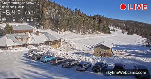 【LIVE】 Live Cam Steyersberger Schwaig - Austria | SkylineWebcams