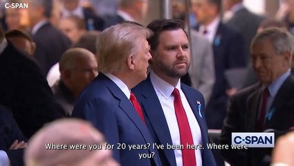 Listen: Hot mic catches Trump getting yelled at by 9/11 memorial attendee