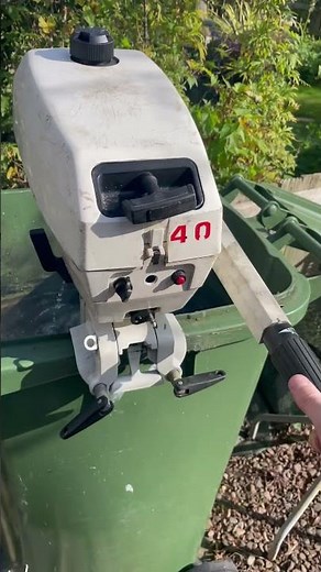 Johnson 4hp 4.0 Seahorse Outboard, Twin cylinder model #johnson #2stroke #outboard #boat #evinrude