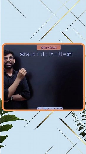 Modulus Equation Trick! 😎💡 | JEE Mains & Advanced 🚀 #jee #maths #modulus