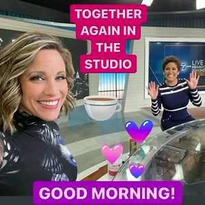 256 reactions · 56 comments | All smiles this Monday morning on the ABC7 Morning Show set with Leslie Sykes! How was your weekend?  | Brandi Hitt | Facebook