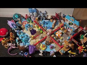 New Pokemon Carry Case Beach Battle Playset