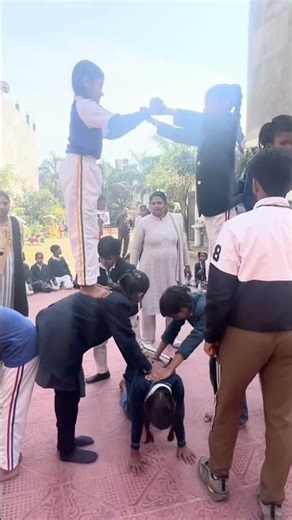 💪✨ Human Pyramid by Girls | “Ziddi Dil” Song Performance ✨💪