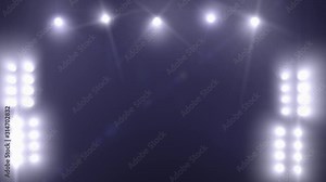 Studio lighting background. Bright lighting of a dark scene. The idea of a presentation or premiere.