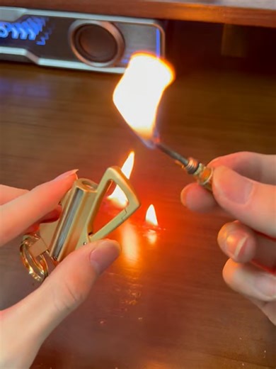 Innovative Keychain: Fire Starter and Bottle Opener