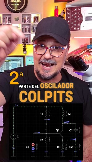 Hablamos sobre cómo funciona el oscilador Colpitts, un circuito que genera señales periódicas a partir de una fuente de corriente continua. Explicamos los componentes clave como la bobina, los condensadores y el transistor, y cómo interactúan para producir la oscilación. También discutimos cómo ajustar la frecuencia de salida mediante los valores de los componentes. #osciladorColpitts #circuitoselectrónicos #señalesperiódicas #peperepara