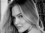 Bar Refaeli shows off slim figure in black underwear in behind-the-scenes video