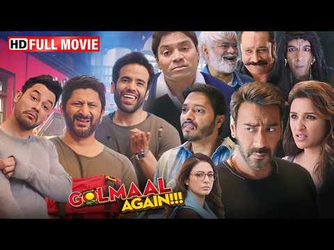 Golmaal Again (2017) 4K Movie | Ajay Devgn, Arshad Warsi & Johnny Lever | Horror Comedy Blockbuster