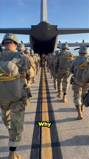 Why Paratrooper Officers Tap the Door Before Jumping 😳 #Shorts #Military