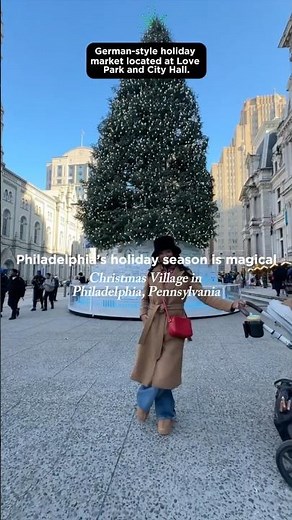 Explore Philadelphia’s Christmas Village at Love Park