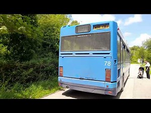 Dennis Dart Plaxton Pointer M78CYJ Preserved 78 Brighton Blue Bus Livery Seen at Amberley Museum