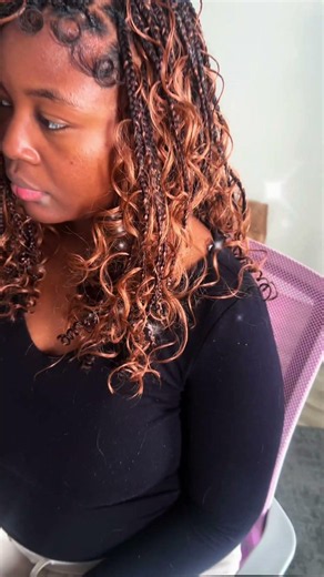 Bob knotless braids