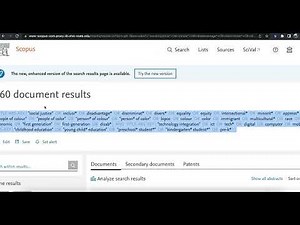 Bibliometric Analysis: Keyword Selection and Dataset Download in Scopus Database