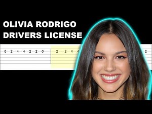 Olivia Rodrigo - drivers license (Easy Guitar Tabs Tutorial)