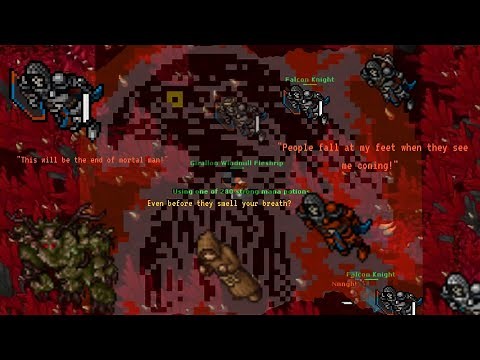 TIBIA - ACESSO OBERON solo|EK LVL 251|Quest Falcon Bastion|BOSS DIÁRIO|DESCRIÇÃO COMPLETA