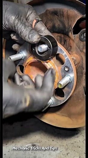 Installing New Wheel Studs Like a Pro! 🚗🔧