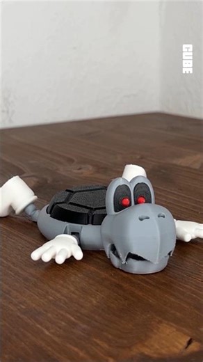 3D Printed Dry Bones Koopa Troopa Coaster