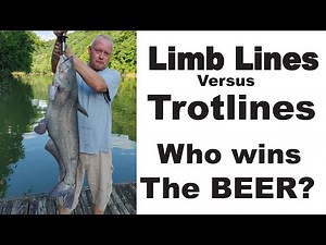 Limb Lines versus Trotlines. Who wins The Beer?