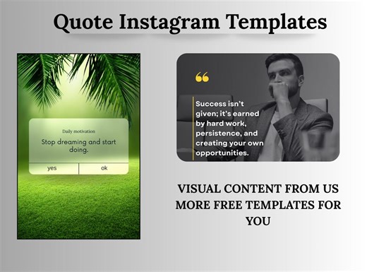 Motivational Quote Instagram Templates, Canva Social Media Bundle, Editable Inspirational Posts - Etsy