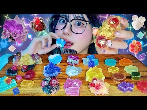 ASMR Extreme Crunchy Jewel Candy Eating Sounds 💎💠｜Talking & No Talking