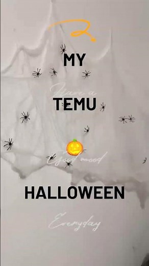 🕷️ Temu Spider Web Decor 🎃 | Cozy Halloween Room Aesthetic | Spooky Home Finds | UnboxVibe EU