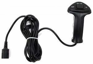Bulldog Winch Hand Control for Truck - 3-Prong, Push-In Plug - 12' Lead Bulldog Winch Accessories an