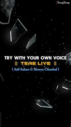 TRY WITH YOUR OWN VOICE TERE LIYE SONG LYRICS #ownvoice #song #lyrics #songlyrics #fyp#bgm