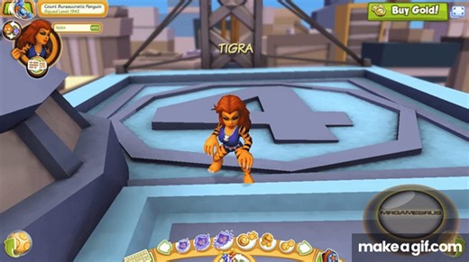 Marvel Super Hero Squad Online Tigra Gameplay- HD on Make a GIF