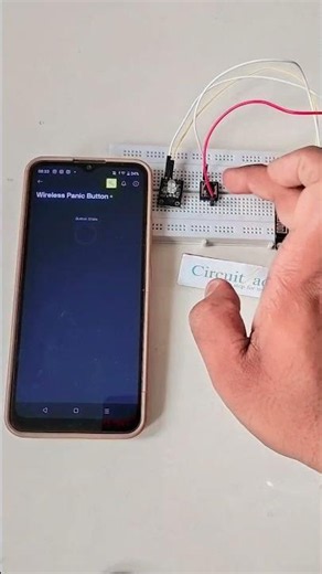 Wireless Emergency panic button using nodemcu and blynk IoT #arduino #nodemcu #iot #scienceproject