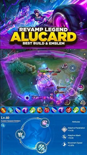 Alucard New Revamp Legend Skin "Obsidian Blade" is so cool & flashy!! 😱🔥