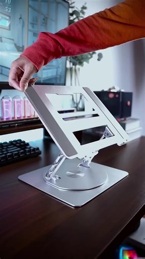 Βάση περιστρεφόμενη από κράμα αλουμινίου,σταθερή υποστήριξη,εύκολο στη συναρμολόγηση και αποθήκευση.