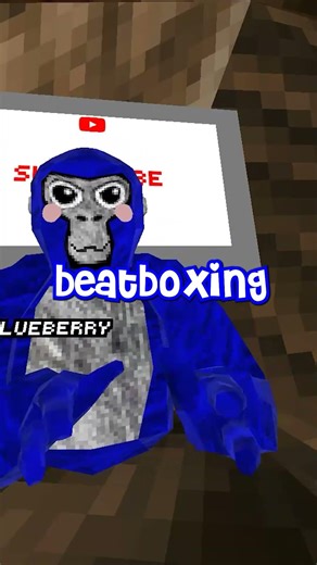 Beatboxing Blueberry #gorillatag