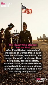 68K views · 2K reactions | More than 400,000 American women stepped up in WWII, flying, decoding, healing, fighting, and serving on every front the nation opened to them. #WWIIWomen #AmericanHeroes #HerstoryRetold #WomeninHistory #Herstory | Herstory Retold | Facebook