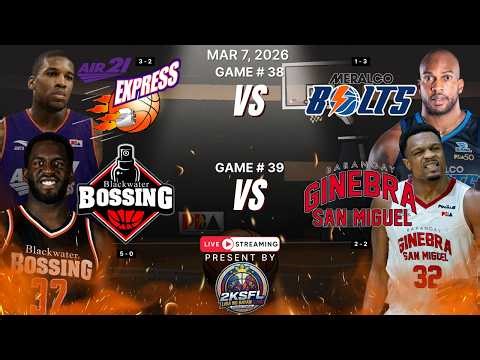 LIVE: AIR21 VS MERALCO | BLACKWATER VS GINEBRA | DAY 13 | 2KSFL LNB