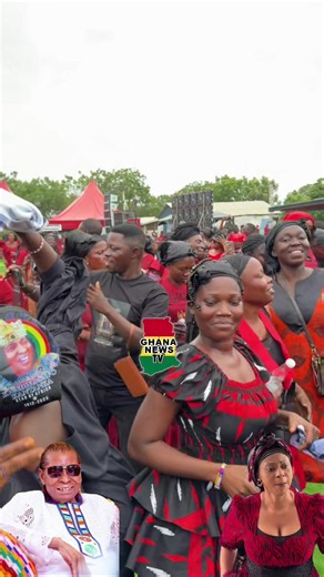 LIVE UPDATES: Church members of the Kristo Asafo Mission take over the dancefloor as they await the arrival of the mortal remains of Ghanaian tech giant and “Star of Africa,” Apostle Ing. Dr. Kwadwo Safo Kantanka, at Gomoa Mpota. This comes despite a 10-day court injunction secured by Israel Kwadwo Safo Akofena seeking to prevent Hon. Sarah Adwoa Safo from holding the funeral today. #GhanaNewsTV #Kantanka #KwadwoSafo #FuneralUpdates #LiveUpdates