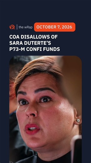Today’s headlines: Sara Duterte, Leandro Leviste, GCash | The wRap | October 7, 2026