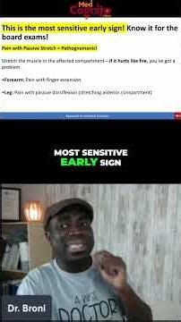 Acute Compartment Syndrome: Early Signs & Pain Explained! #shorts