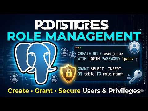 Postgres Role Management