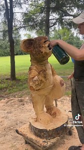 4.1K views · 81 reactions | One of the items in our auction next Saturday, August 10th at 11:30am in the making! Thank you to Chainsaw Jenna for her hard work, creativity and supporting the National Sprint Car Hall of Fame & Museum. Come visit her outside the museum for live-carving next week during the Knoxville Nationals. | National Sprint Car Hall of Fame and Museum | Facebook