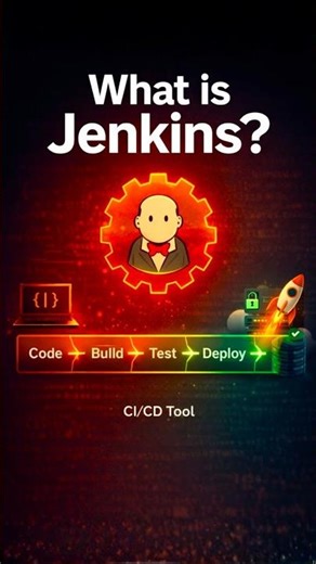 Jenkins in One Minute 🔥 #jenkins #devops #cicd #codingshorts #shorts