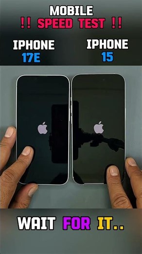 ⚡☠️ IPHONE 17 E VS IPHONE 15 BOOT - UP & SPEED TEST !!