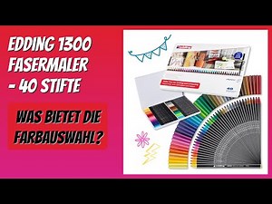 BEWERTUNG (2025): edding 1300 Fasermaler - 40 Stifte. Infos