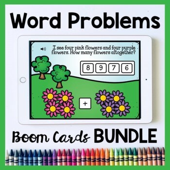 Addition And Subtraction Word Problems Boom Cards Bundle Math Fact Fluency