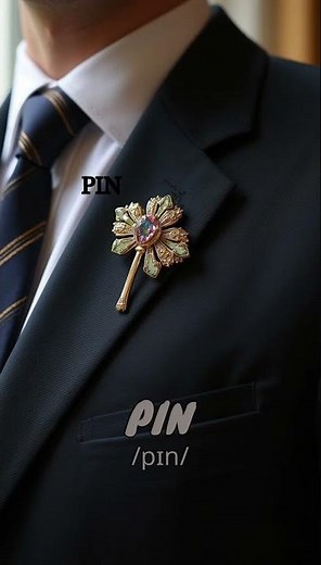 Loopoom English: Learn "Pin" - English Vocabulary & Pronunciation