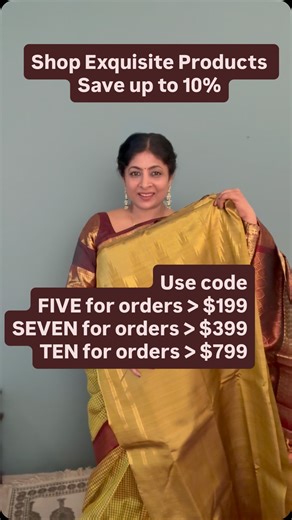 22 reactions | Shop and save up to 10%, get them before the tariffs kick in. Use code FIVE for orders > $199 SEVEN for orders > $399 TEN for orders > $799 #Sale | Shobitam | Facebook