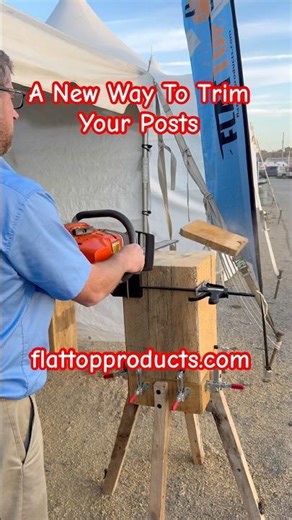 Easy Way To Cut A Post #flattop