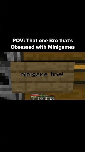 Minecraft Minigame Moment