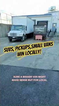 Small Van Crushing It in Local Delivery #shorts #courier #profits