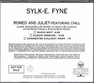 Sylk E. Fyne Featuring Chill - Romeo And Juliet