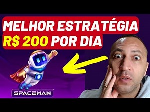 SPACEMAN- Melhor estratégia spaceman para ganhar R$ 200 por dia, estratégia COMO GANHAR no spaceman